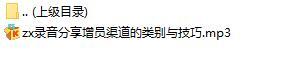 录音分享增员渠道的类别与技巧.rar