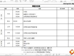 蟠龍新主任培訓第三次課程1課程安排表1頁.ppt