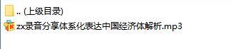 录音分享体系化表达中国经济体解析.rar
