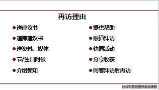 新人銜接教育8再訪技巧18頁(yè).ppt