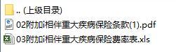 新华人寿附加i相伴重大疾病保险条款费率表.rar