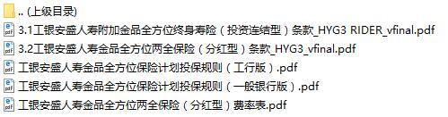 工银安盛人寿金品全方位条款及费率表投保规则.rar