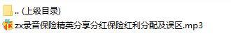 录音保险精英分享分红保险红利分配及误区.rar