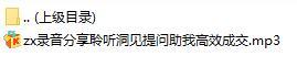 录音分享聆听洞见提问助我高效成交.rar