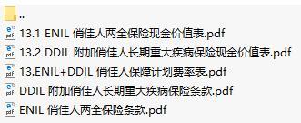 建信俏佳人两全保险附加俏佳人长期重大疾病保险条款费率表现金价值表.rar