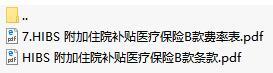 建信人寿附加住院补贴医疗保险B款条款费率表.rar