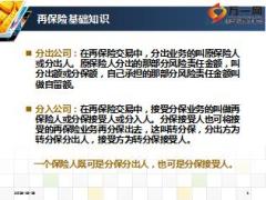 再保险基础知识与公司再保险概况介绍85页.ppt