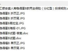 工银安盛人寿稳得富B款两全保险产品测试题海报单页投保规则.rar