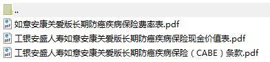 工银安盛人寿如意安康关爱版长期防癌疾病保险条款及费率表.rar