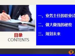 保险公司主任晋升班课程一业务主任职涯规划33页.ppt