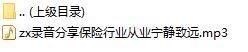 录音分享保险行业从业宁静致远.rar