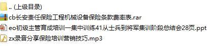 录音分享保险培训营销技巧.rar