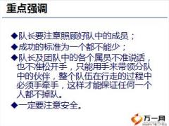 初级主管育成培训三拓展训练2创富之路训练10页.ppt