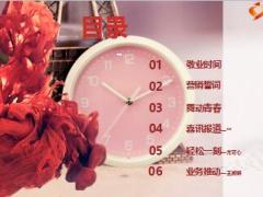保险公司开门红早会动态流程模板16页.ppt
