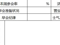 保险公司早会总结评估表1页.doc