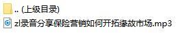 录音分享保险营销如何开拓缘故市场.rar