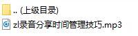 录音分享时间管理技巧.rar