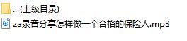 录音分享怎样做一个合格的保险人.rar