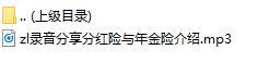 录音分享分红险与年金险介绍.rar