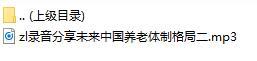 录音分享未来中国养老体制格局二.rar