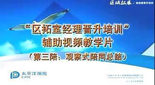 配套视频主管基础训练业务室的有效辅导第三陪观察式陪同总结.rar
