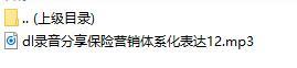 录音分享保险营销体系化表达12.rar