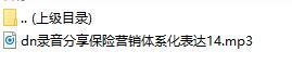 录音分享保险营销体系化表达14.rar