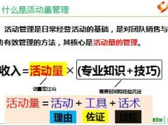 组经理晋升培训活动量管理定义内容重要性与实操国寿版含备注49页.ppt