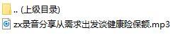 录音分享从需求出发谈健康险保额.rar
