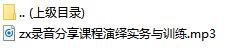 录音分享课程演绎实务与训练.rar