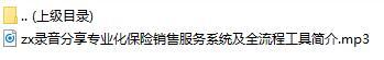 录音分享专业化保险销售服务系统及全流程工具简介.rar