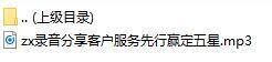 录音分享客户服务先行赢定五星.rar