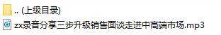 录音分享三步升级销售面谈走进中高端市场.rar