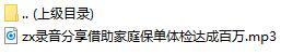 录音分享借助家庭保单体检达成百万.rar