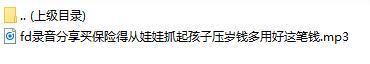 录音分享买保险得从娃娃抓起孩子压岁钱多用好这笔钱.rar