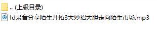 录音分享陌生开拓3大妙招大胆走向陌生市场.rar