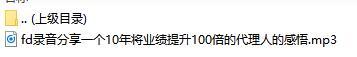 录音分享一个10年将业绩提升100倍的代理人的感悟.rar
