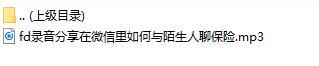 录音分享在微信里如何与陌生人聊保险.rar