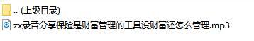 录音分享保险是财富管理的工具没财富还怎么管理.rar