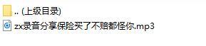 录音分享保险买了不赔都怪你.rar