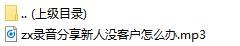 录音分享新人没客户怎么办.rar