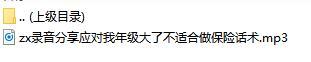 录音分享应对我年级大了不适合做保险话术.rar