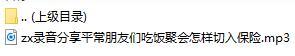 录音分享平常朋友们吃饭聚会怎样切入保险.rar