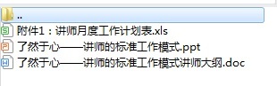 讲师日常训练教材5讲师的标准工作模式及讲师大纲.rar