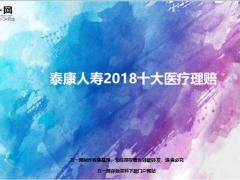 泰康人寿2018十大医疗理赔15页.ppt