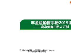 年金險(xiǎn)銷售手冊(cè)2019版高凈值客戶私人訂制3頁(yè).pptx