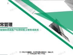2019银保客户经理主管育成晋级班2日常管理定义标准模式跟进方式案例研讨26页.pptx