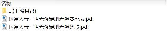 国富人寿一世无忧定期寿险条款费率.zip