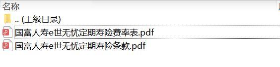 国富人寿e世无忧定期寿险条款费率.zip