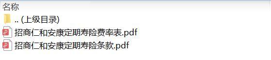 招商仁和安康定期寿险条款费率.rar